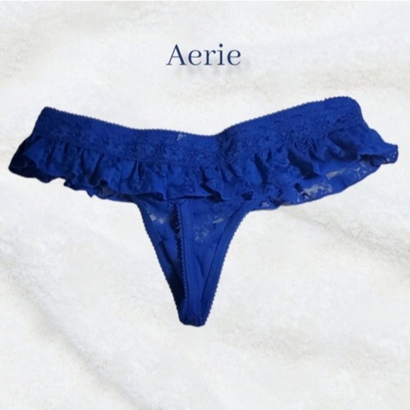 BUNDLE Aerie Flutter Lace Lengerie Thongs- XS - Picture 6 of 9